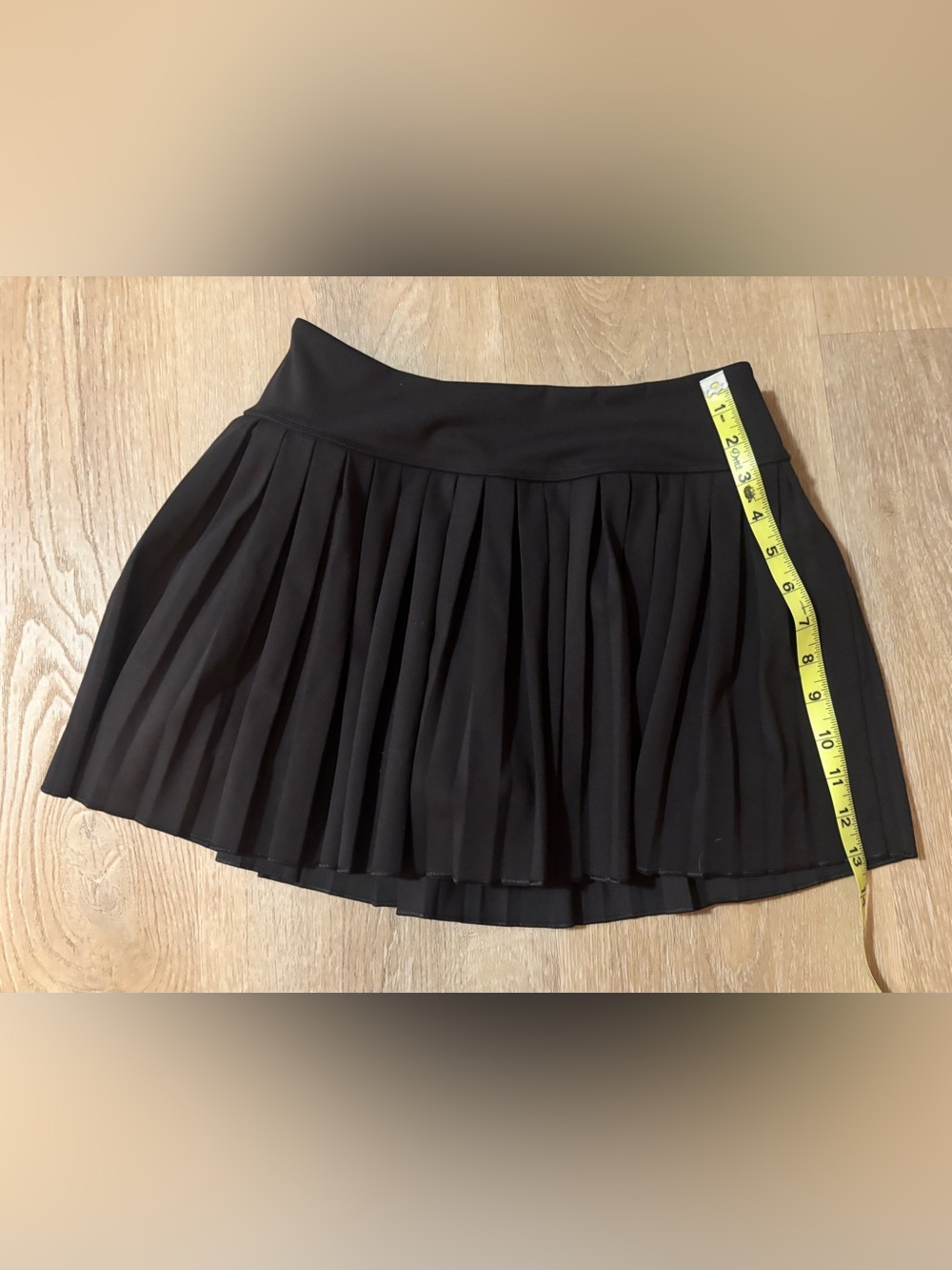 Garage Black Pleated Skater Skirt